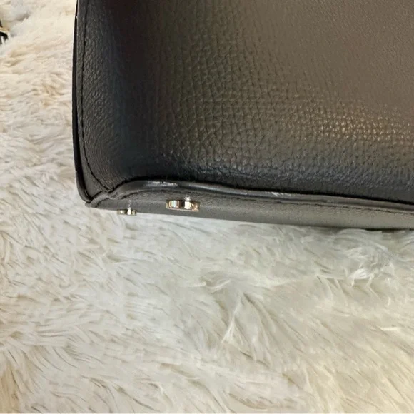 Kate Spade Darcy Small Black Leather Satchel Bag - Picture 9 of 15